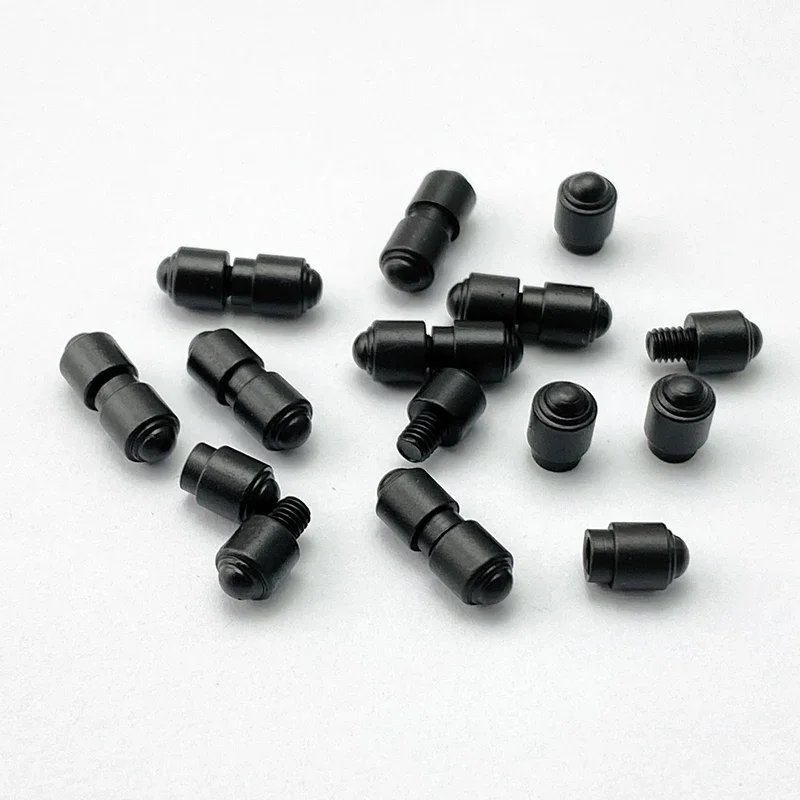 4pieces Black Push Knife Nail Screw for Customized DIY Knife Rivet 416 Stainless Steel Screw Pushing Tool Accessories