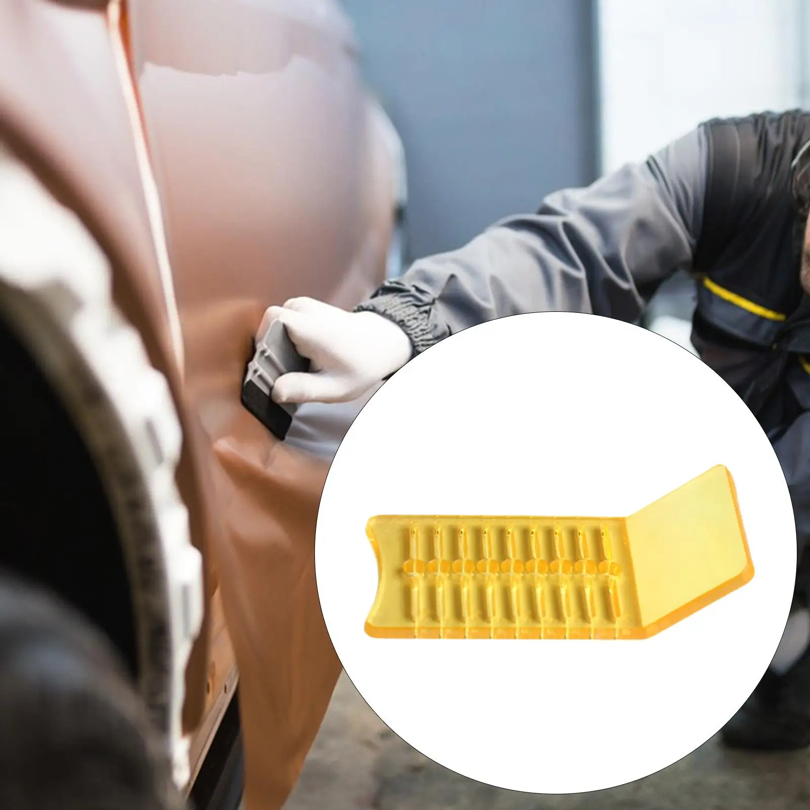 

Измерительный инструмент для виниловой пленки автомобиля, портативный дизайн, легкий измерительный инструмент