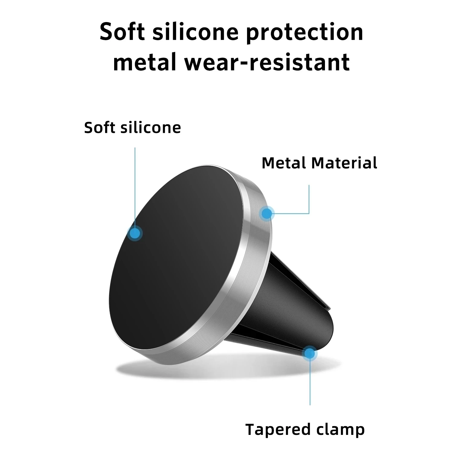 Car Phone Holder Magnetic Universal Magnet Phone Air Vent Mount for iPhone 14 13 Samsung in Car Mobile Cell Phone Holder Stand view 6