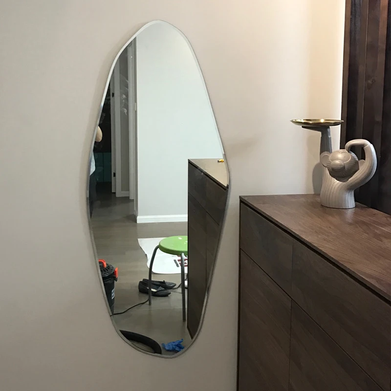 Slim full-body fitting mirror online celebrity mirror clothing store beauty mirror cloakroom floor-to-floor mirror