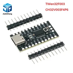 CH32V003 Development Board Minimum System Board Core Board RISC-V CH32V003F4P6 Microcontroller Module With Key TYPE-C Interface