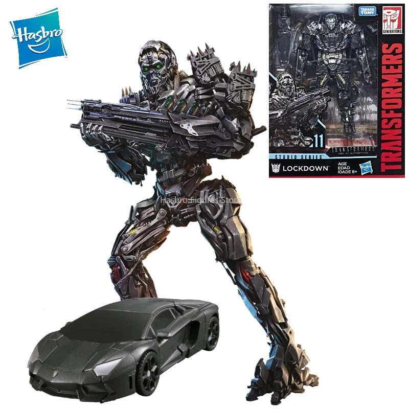 In Stock Hasbro Transformers Age Of Extinction Studio Series SS11 Lockdown Action Figure Model Collection Toy Gift