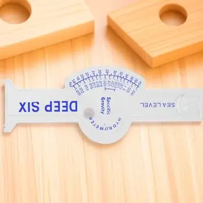 

Automatic Accurate Hydrometer Salt Water Meter Salinimeter Fish Tank 6 Inch 15Cm 0.001 Precision 18-28°C Floating