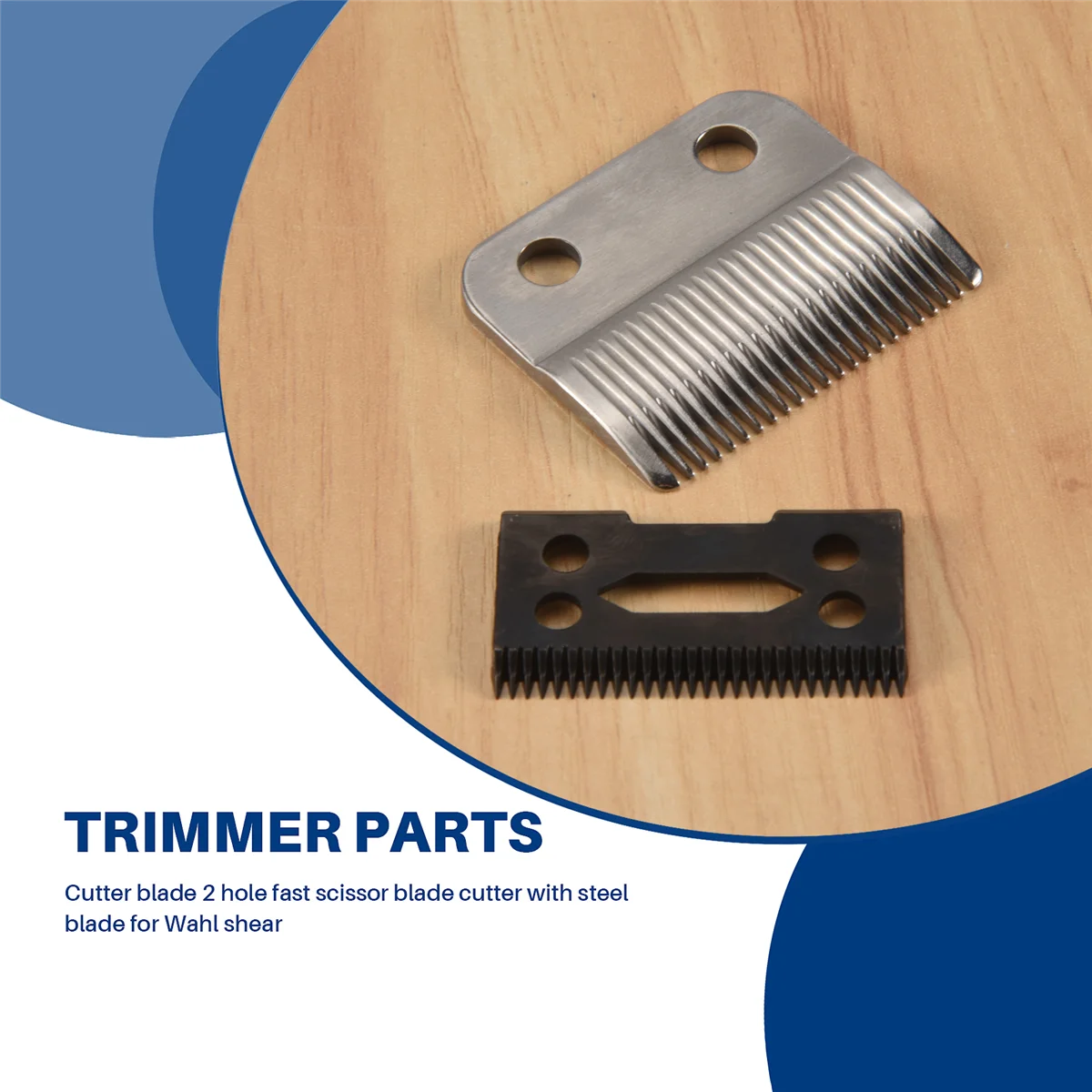 Wahl-réinitialisation magique, lame de rechange sans fil + lame de coupe (lame en acier)-argent