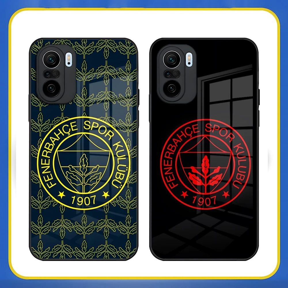 Fenerbahce Phone Case For Redmi 13 12 13c 12c Note 13 Pro Plus 11 12 Pro 10 12s 11s Tempered Glass Cover