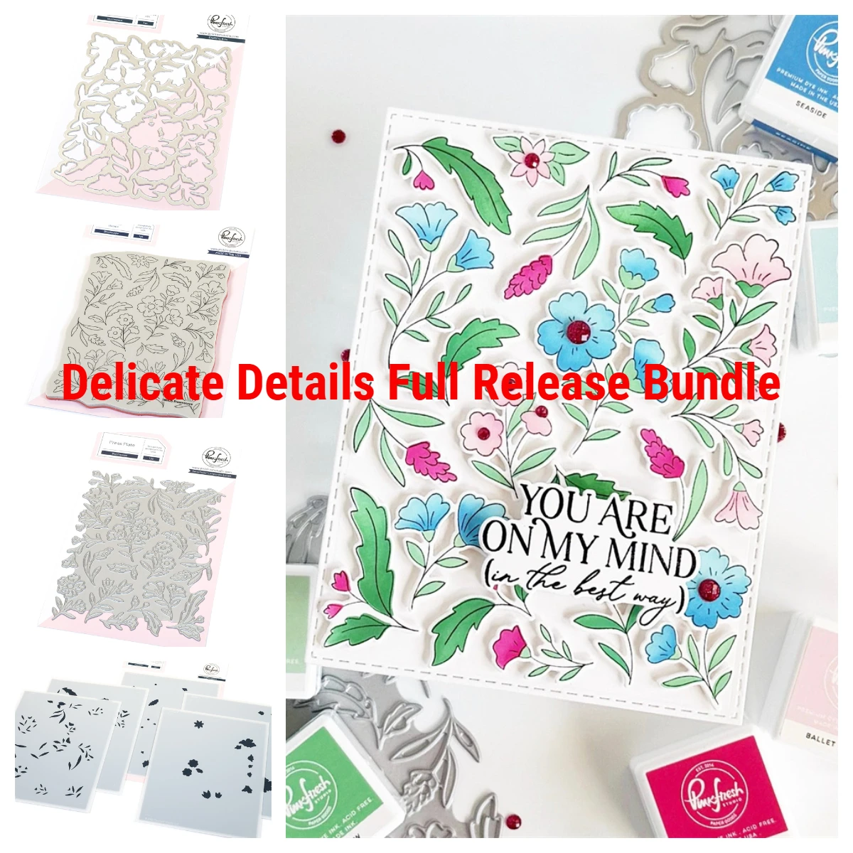 

New Bloomscape Metal Cutting Dies Stamps Stencil Hot Foil Plates Scrapbooking Decoration Embossing Template DIY Paper Card