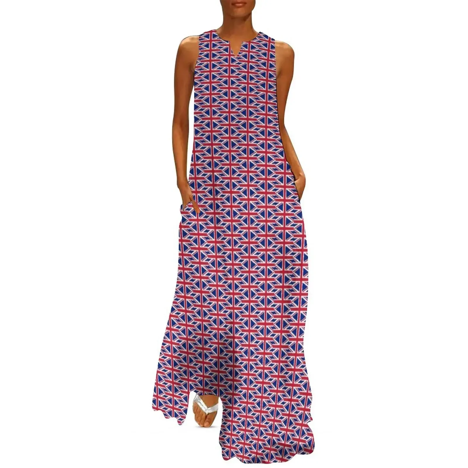 

British Flag- Show your love for Great Britain! Long Dress dress dresses Dresses purple dress