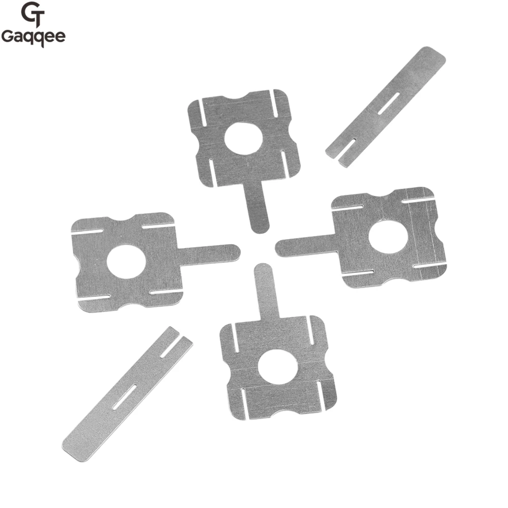 30 stks Lithiumbatterij Nikkel Vellen Veelhoekige Batterij Nikkel Vel Voor Puntlassen Machine Batterijen Aansluit Vellen