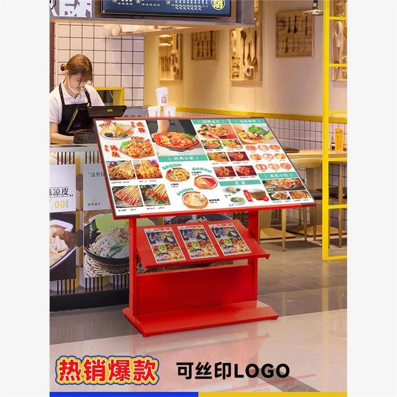 menu display light box restaurant table led vegetable board display