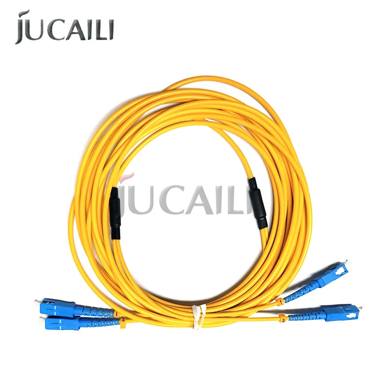 Jucaili 1Pc Printer SC/SC 4.0mm Double Core Optical Fiber Cable For Hoson Galaxy Infinity Challenger Phaeton Printer Data Cable