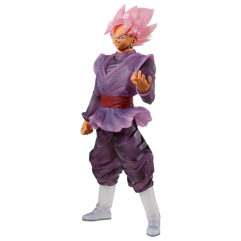 Bandai Dragon Ball S.H.Figuarts Dragon Ball Black Goku Pink Transparent Children's Toys Birthday Gift Movable Model Figures