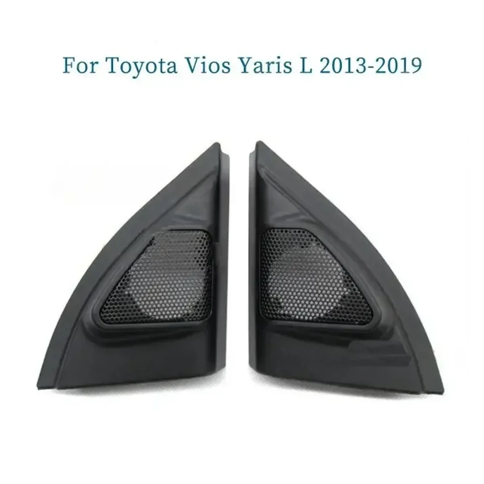 

For Toyota Vios Yaris L 2013-2019 2PCS Car Tweeter Refitting Audio Door Angle Gum Speaker Cover Boxes Mounts