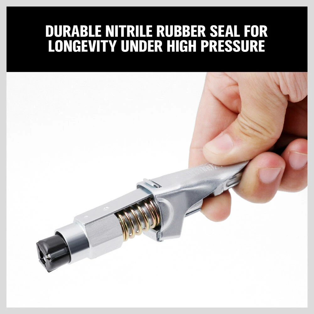 Fueling Lubrication Gun Syringe Nozzle Oiler Extension Hose Kit High Pressure 10,000 psi Grease Gun Coupler Oil injector