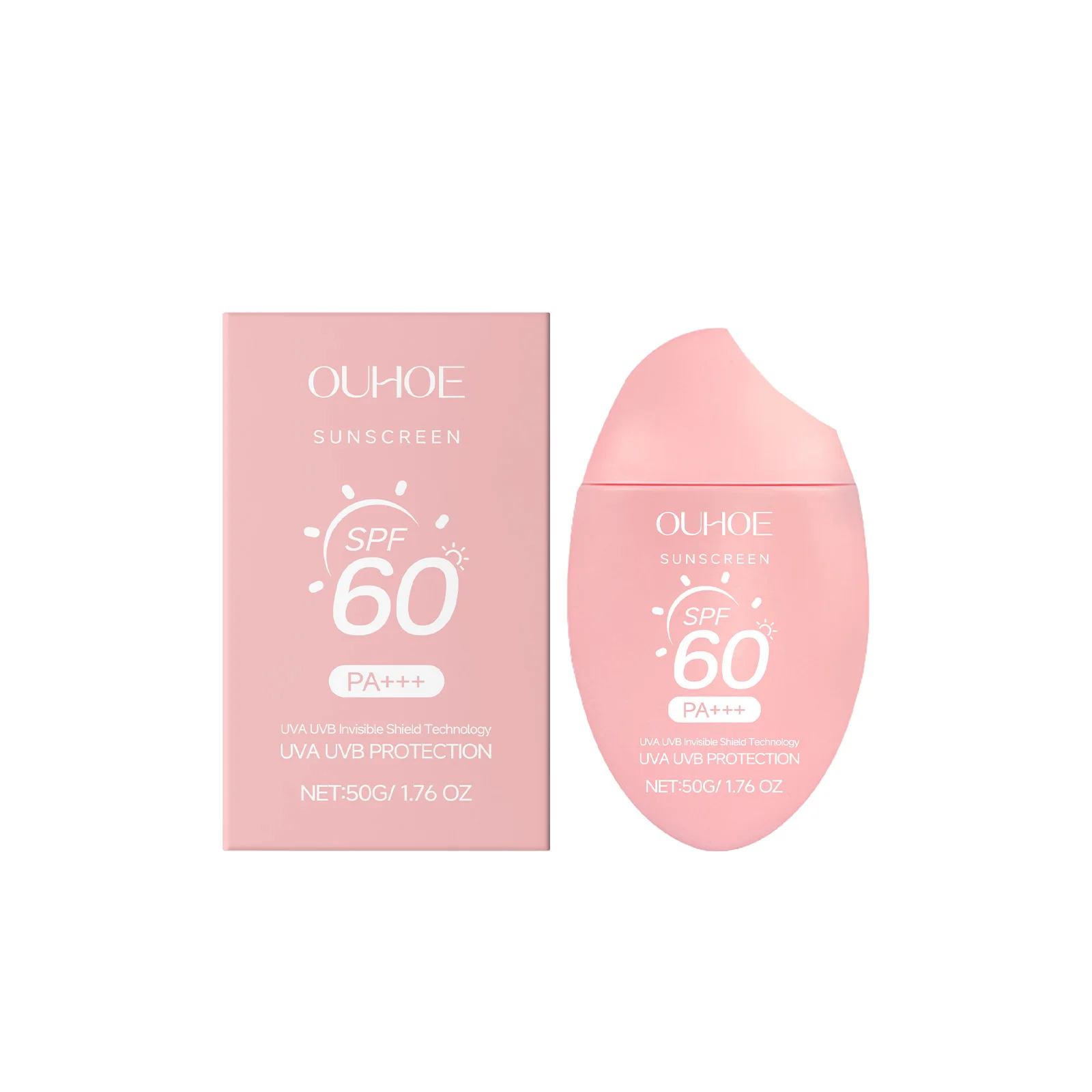 Crème solaire – Protection invisible à large spectre – Crème solaire faciale légère pour peaux sensibles – 50 g/1,76 oz