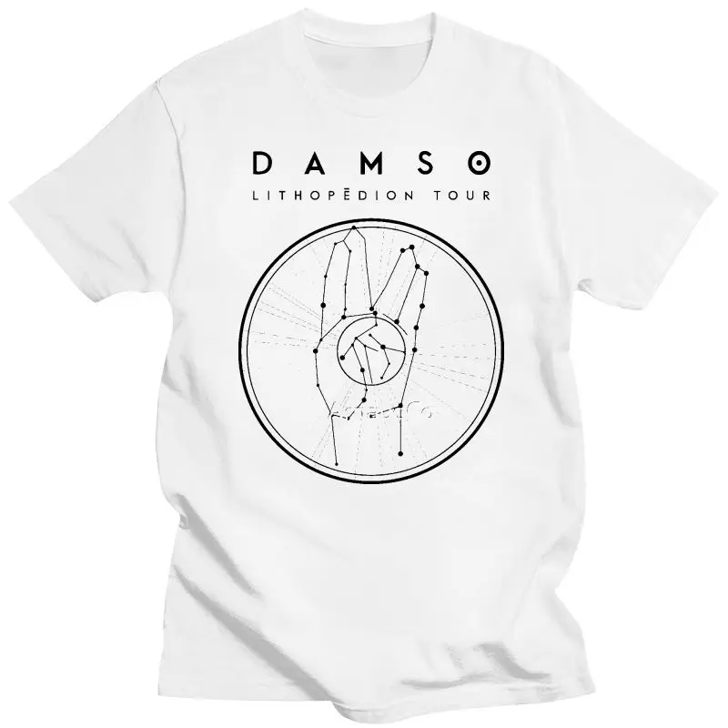 New Dems Tour 2 T shirt the life damso bresom tower concert black white rap singer 2021