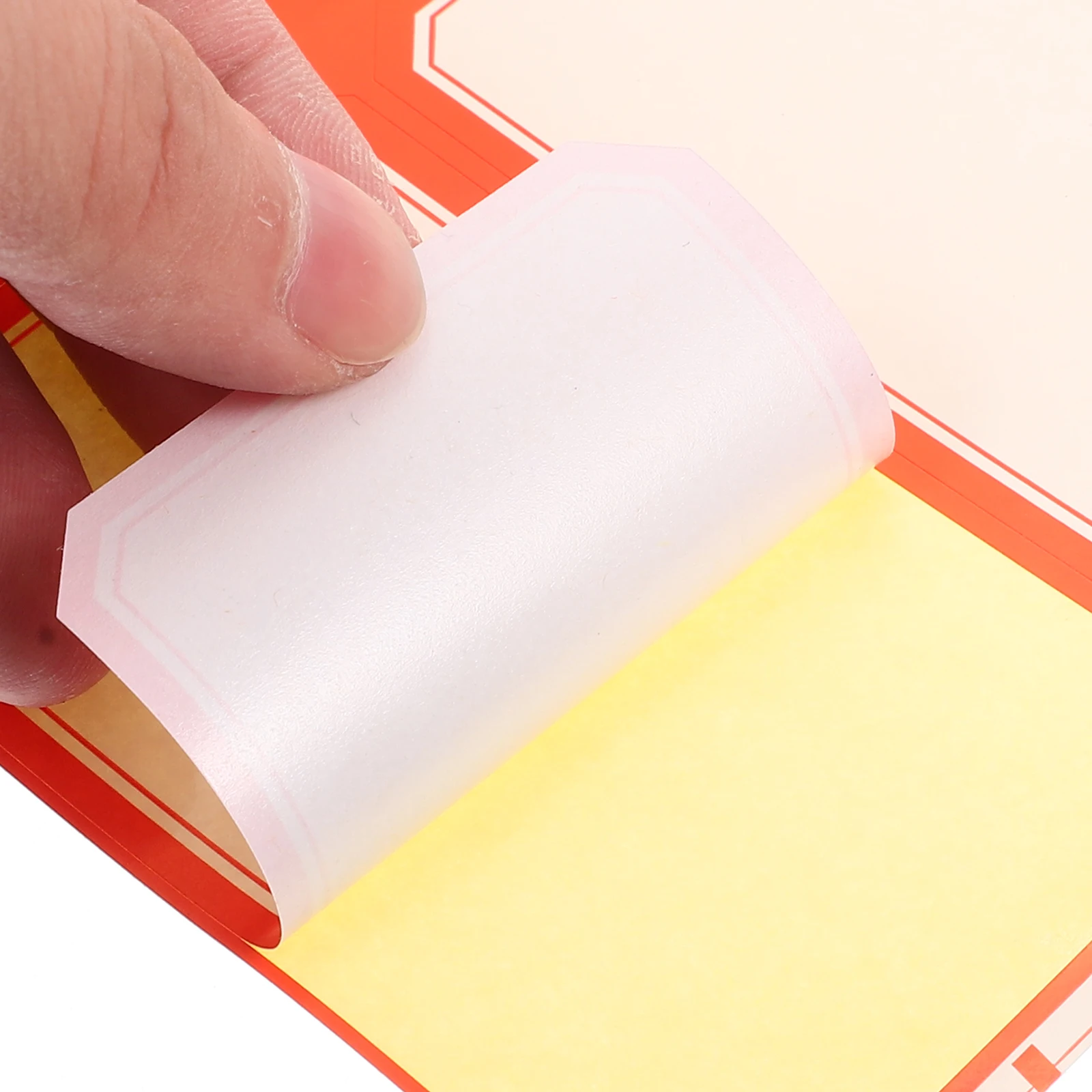 100 Sheets Portable Name Stickers Multi-Function Label Decals Easy to Write for Daily Use Name Label Office Supply