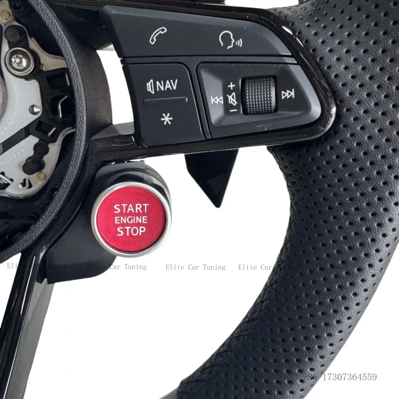 Best Customized for AUDI A6L A7 A8L C7 C8 Upgrade to R8/TTRS Carbon Fiber Custom Steering Wheels
