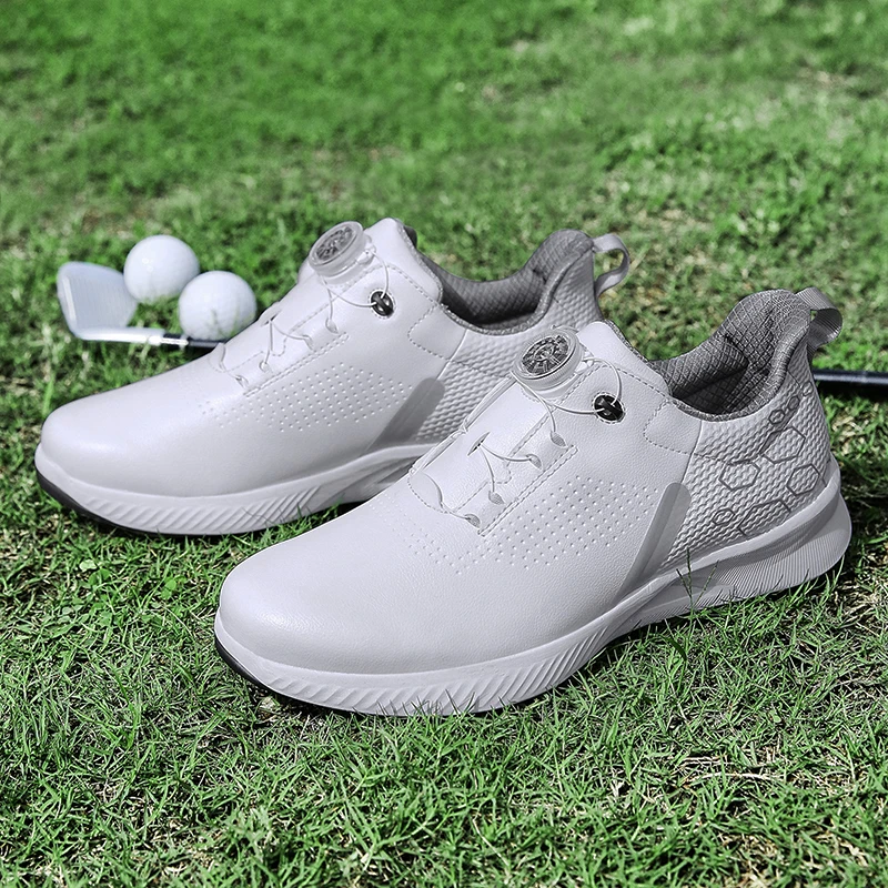 Unisex odborný golf tenisky muži spikeless golf boty velký rozměr 46 47 outdoorové protiskluzový vodotěsný golf tvoření boty muži