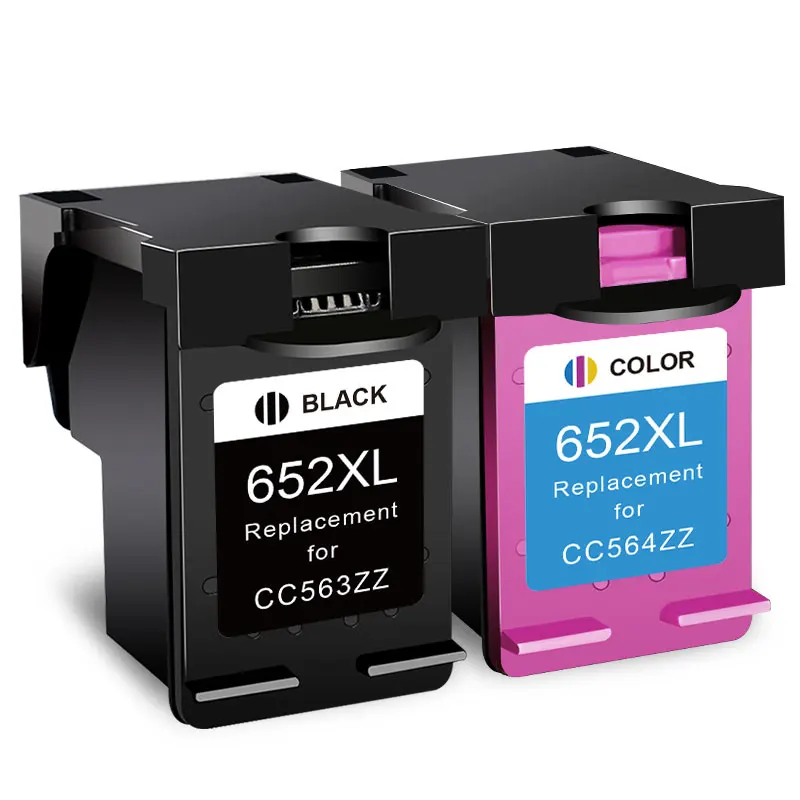 Wymiana wkładu atramentowego 652XL dla HP 652 HP652 XL kompatybilna drukarka Deskjet 1115 1118 2135 2136 3636 3835 4535 — zdjęcie produktu 6