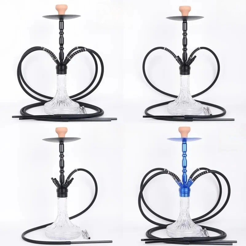 Large four-pipe shisha, bar multi-person hookah set SHISHA