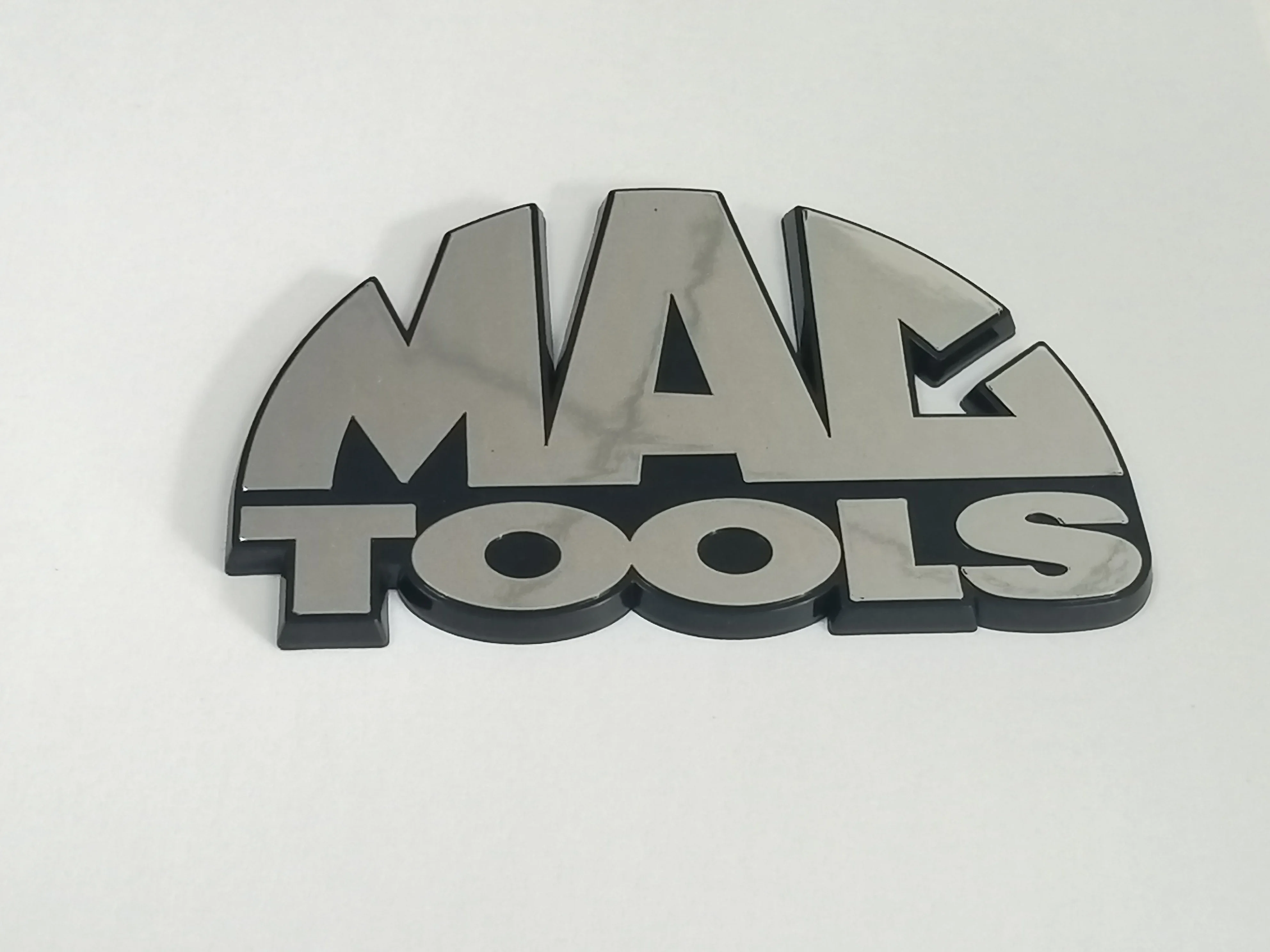 3D Design OEM 120mm Joke Toolbox mac tools truck Logo fender Badge auto Emblem car stickers For Fools Toolchest Tool Chest Box