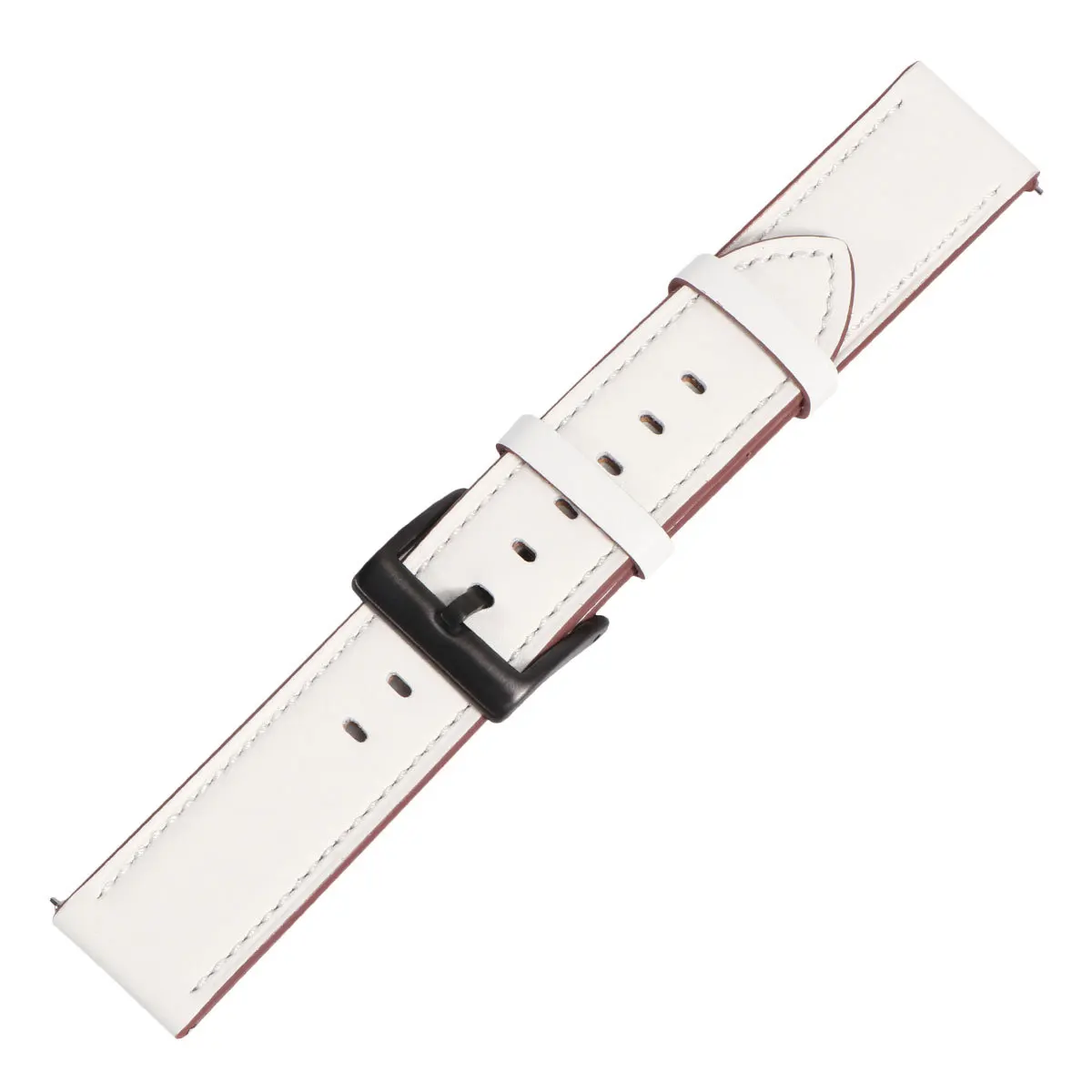 

1Pcs White Watch Band for 3 Compatible with Vivomove Hr Luxury Genuine Cowhide Watchstrap Breathable