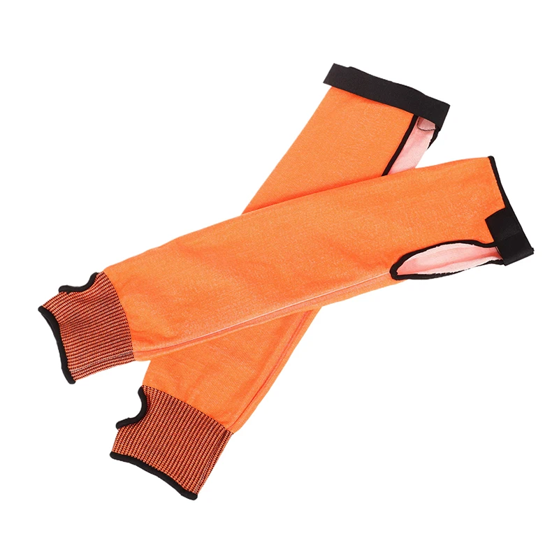 A Pair Cut/Scratch/Slash Resistant Sleeves Arm Guards Protection With With Thumb Hole And Adjustable Hook And Loop