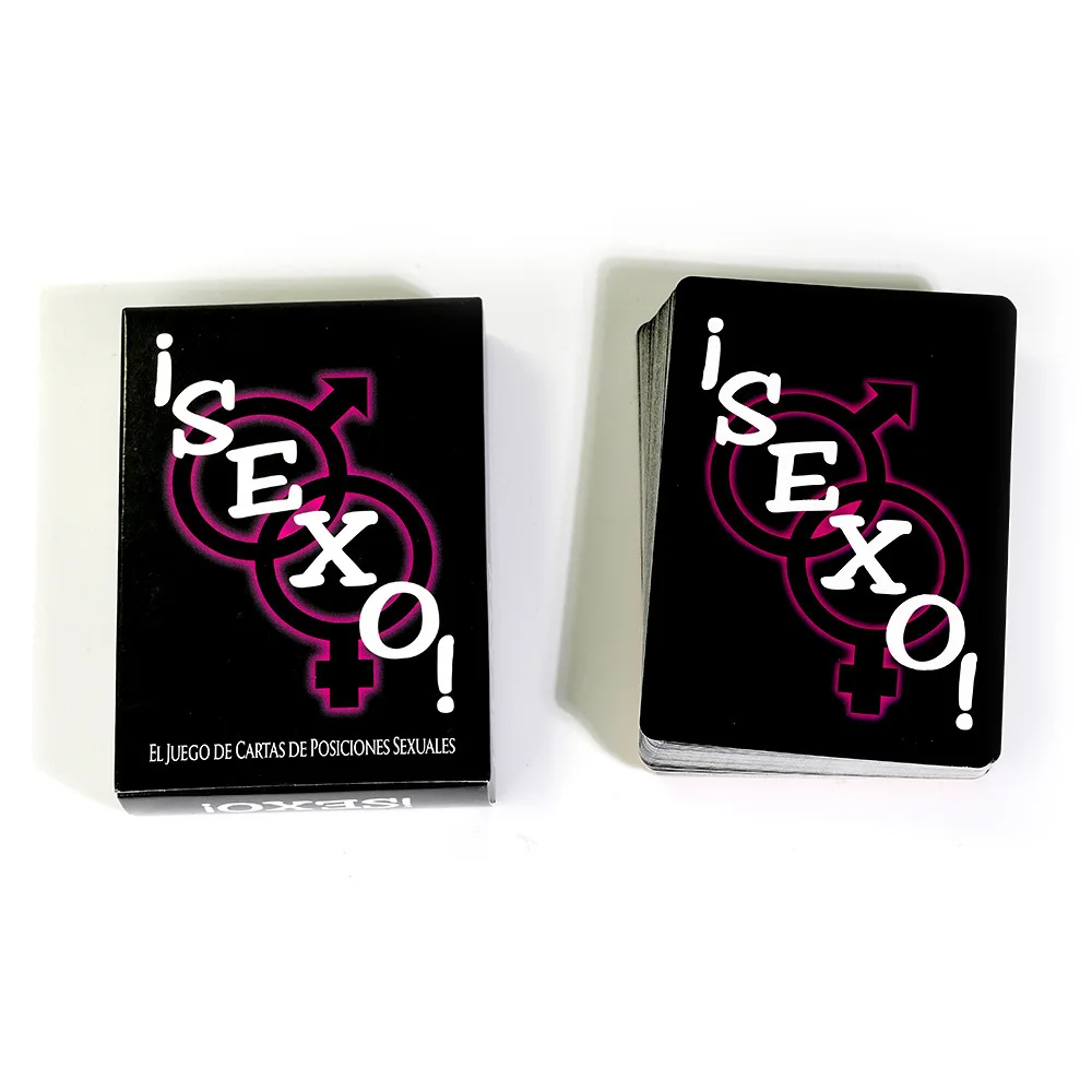 English & Spanish Sexual Position Cards Role Playing Adult Games Bedroom Commands Sex Toys For Couples 18+ Erotic Products