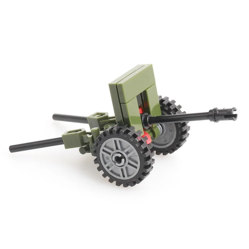 Weltkrieg Flugabwehrgeschütz Raketenartillerie Militär Armee Krieg Soldat MOC Modellbausatz Bausteine Spielzeug für Kinder – Detail 27