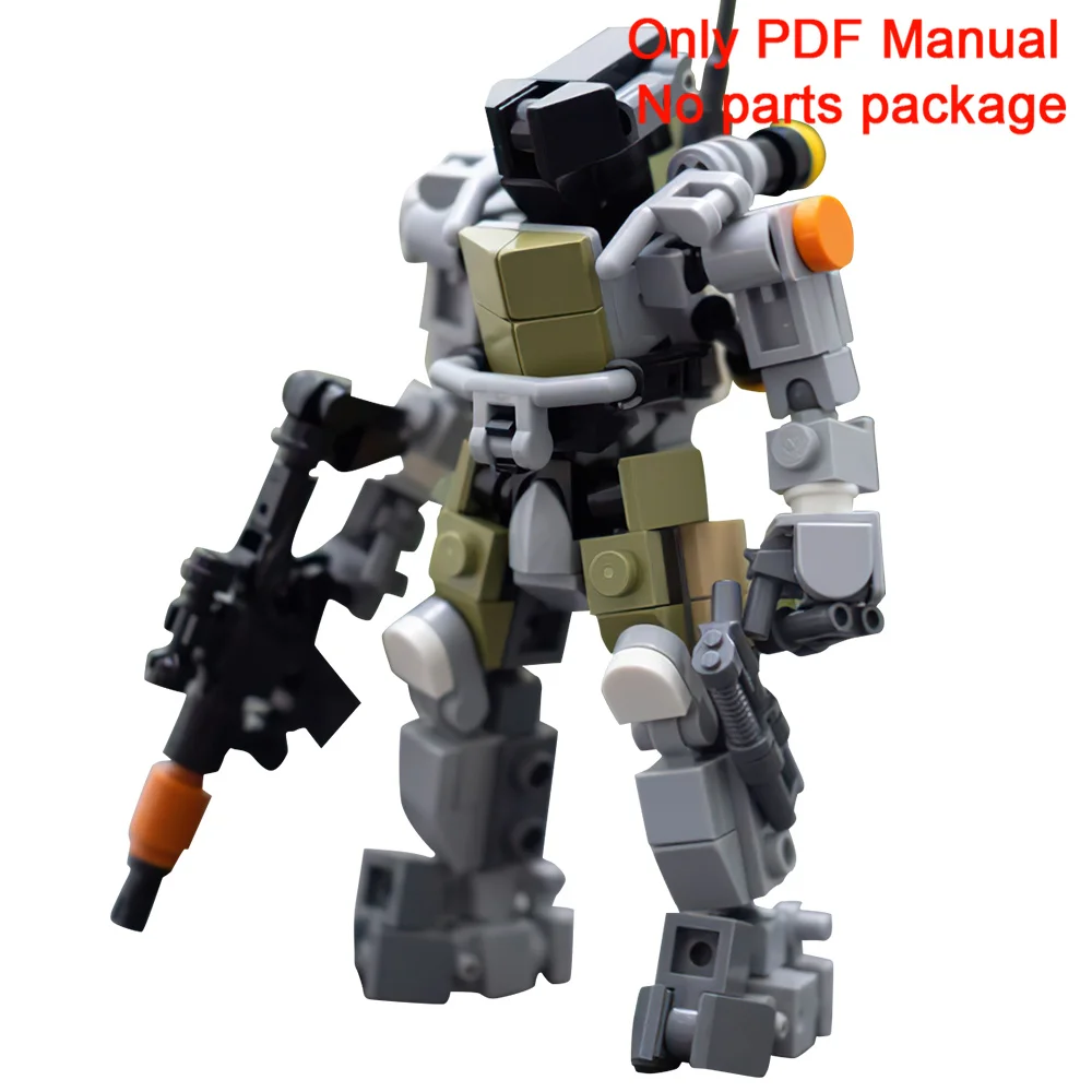 

MOC Mini Mecha Rapid Response Robot Building Blocks PDF Manual Rapid Response Suit Parts List (Only PDF Manual,No parts）