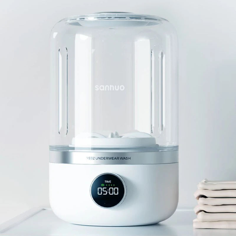 

Беспроводная портативная мини-чашка для мытья нижнего белья и носков Мини - размер, полностью автоматическая