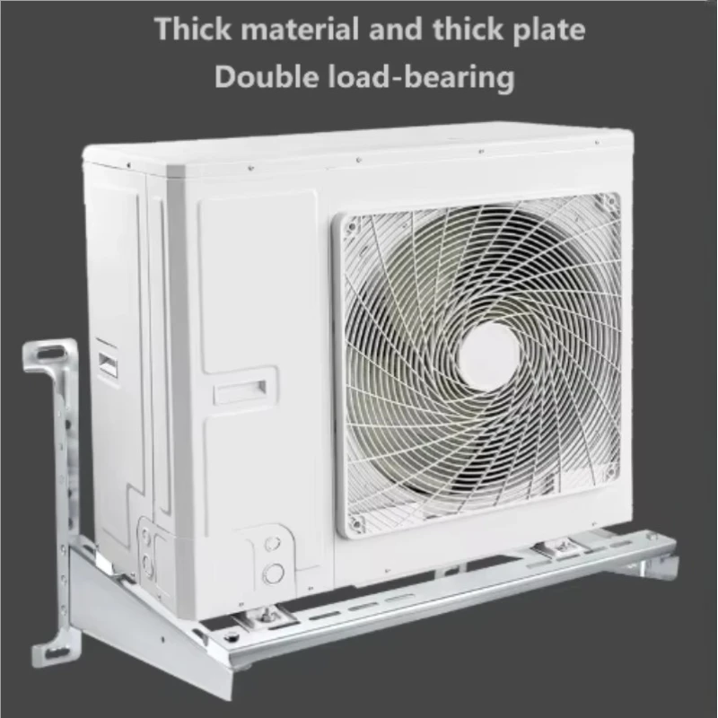 Stainless Steel Air Conditioner Bracket Thickened Universal Crossarm Wall Mount Support Rack Sturdy Rustproof Outdoor AC Holder