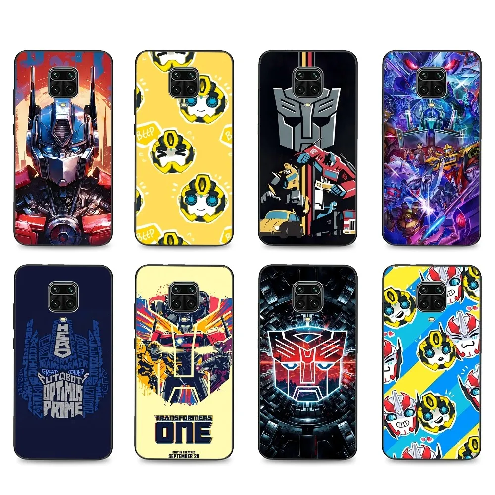 T-Transformers Autobot Phone Case For Xiaomi Mi 5X 8 9 10 11 12 lite pro 10T PocoX3pro PocoM3 Note 10 pro lite