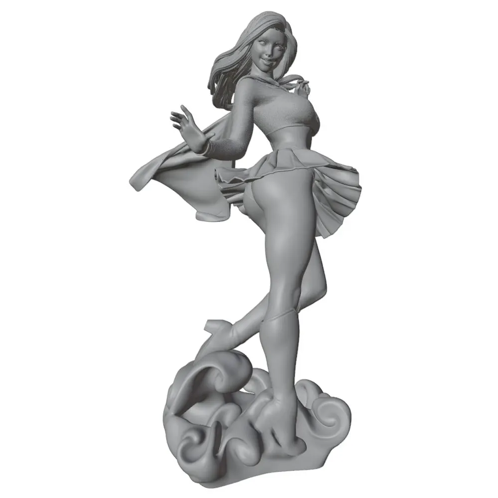 75mm --250mm Sexy Girl Resin Model Kits GK Miniature 3D Printed Gray Model Figurine DIY Doll Model Unassembled And Unpainted