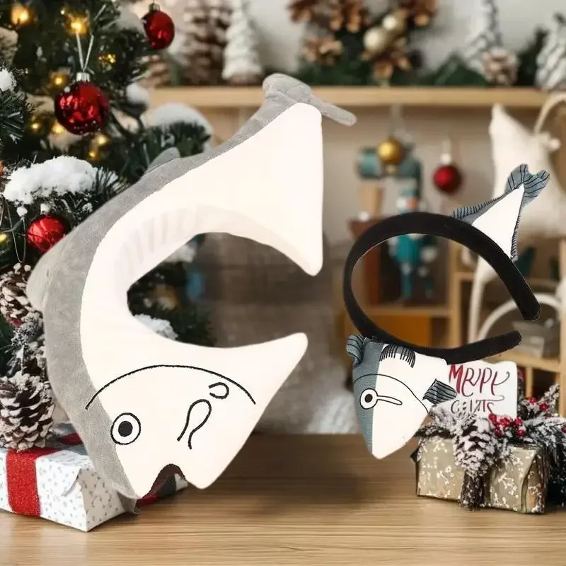 ربطة شعر من القطيفة الممتعة على شكل سمكة صغيرة كرتونية للفتيات