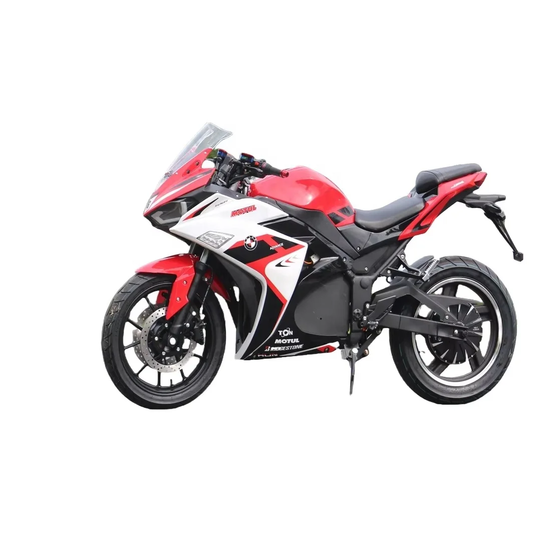 Factory Direct 72V Adult Electric Racing Motorcycle