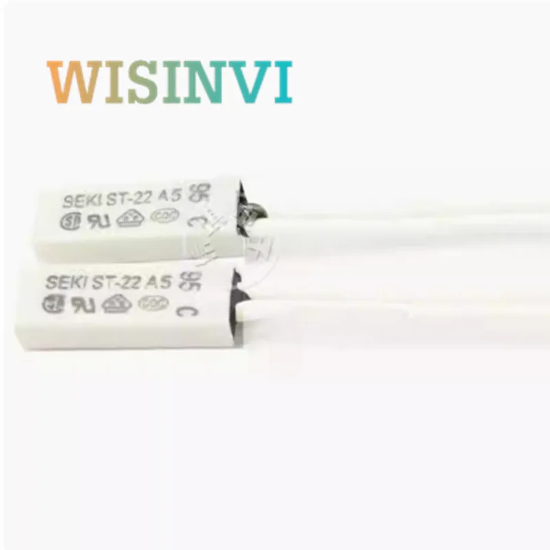 

10PCS Heat Protector ST-22 50~ 150 Degrees Normally Closed 5A 250V Thermal Control temperature control switch