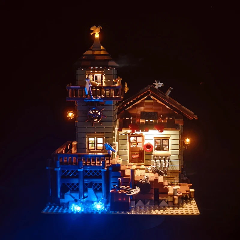 LED Light Set For 21310 Old Fishing Store compatible 1147 (Only LED Light, NOT Include The Model Bricks)