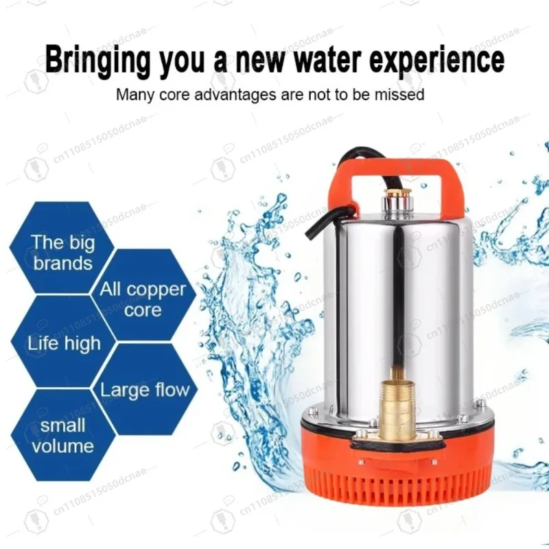 DC submersible pump battery special pump agricultural irrigation watering small 12v24v pump