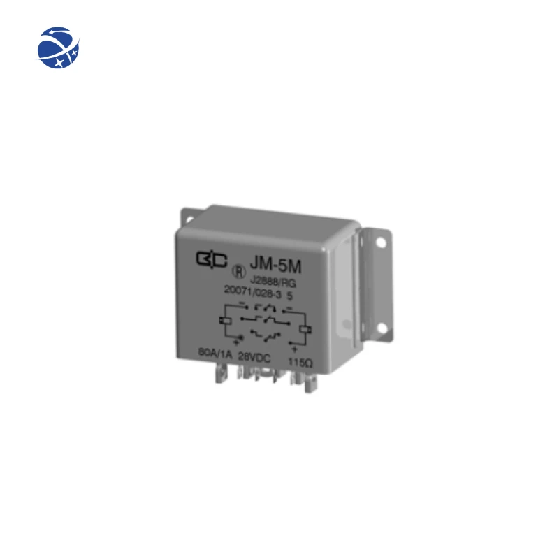 JM-5M DPDT 80A relay Auxiliary Contact SPDT 1A 115VAC 400Hz Hermetical Magnetic Latching Relays Switch  Space