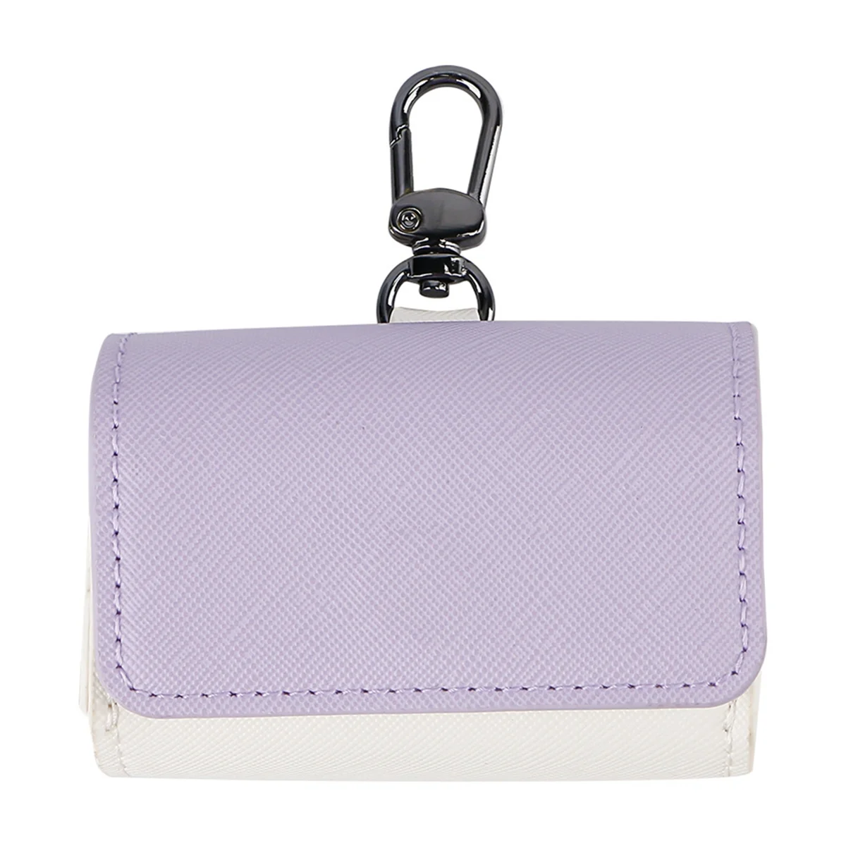 

Portable Golf Ball Bag Pouch Color-Blocked Golf Tees Bag Holder Purple