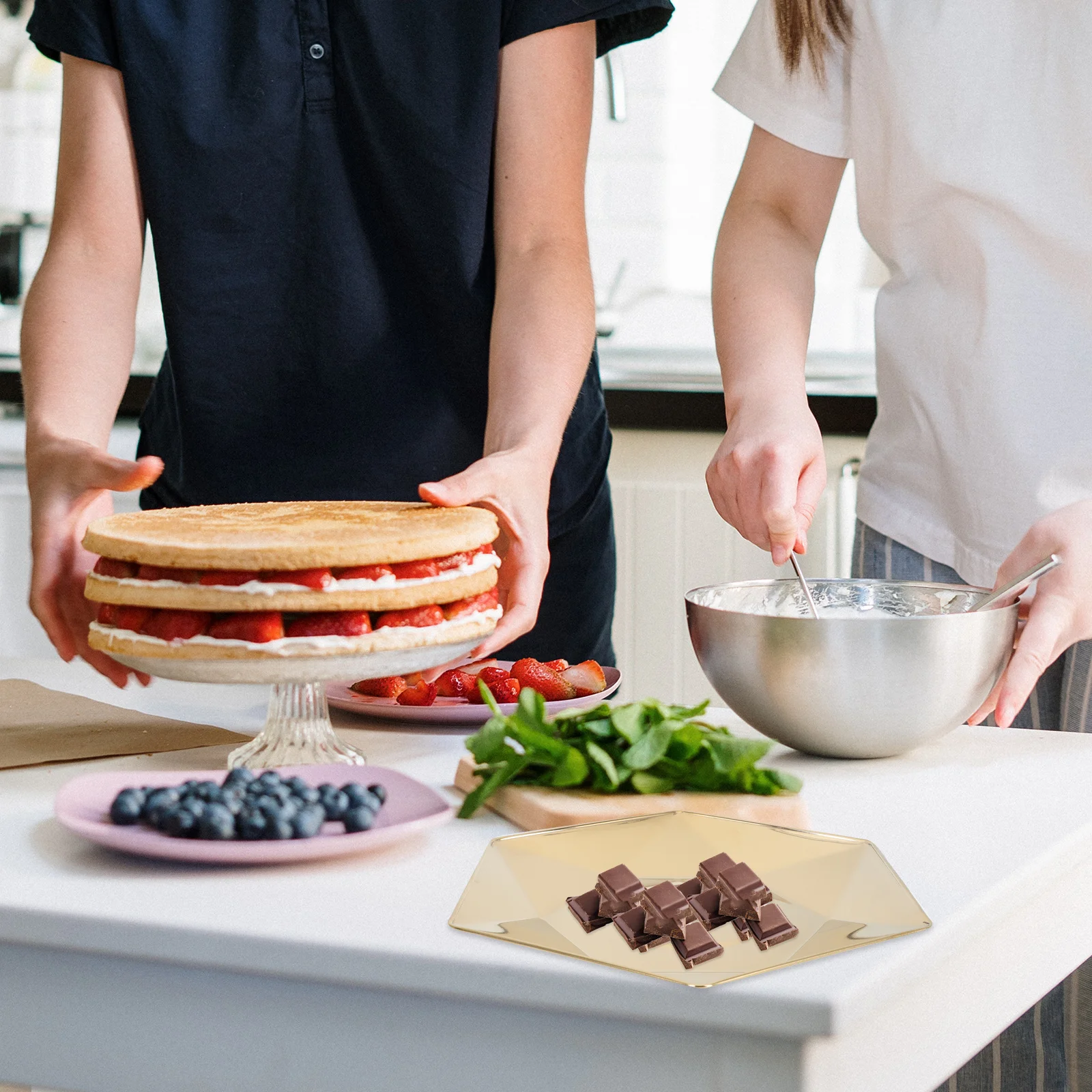 

Snack Serving Tray Fruit Tray for Home Kitchen Candy Plate Household Dessert Serving Tray Party
