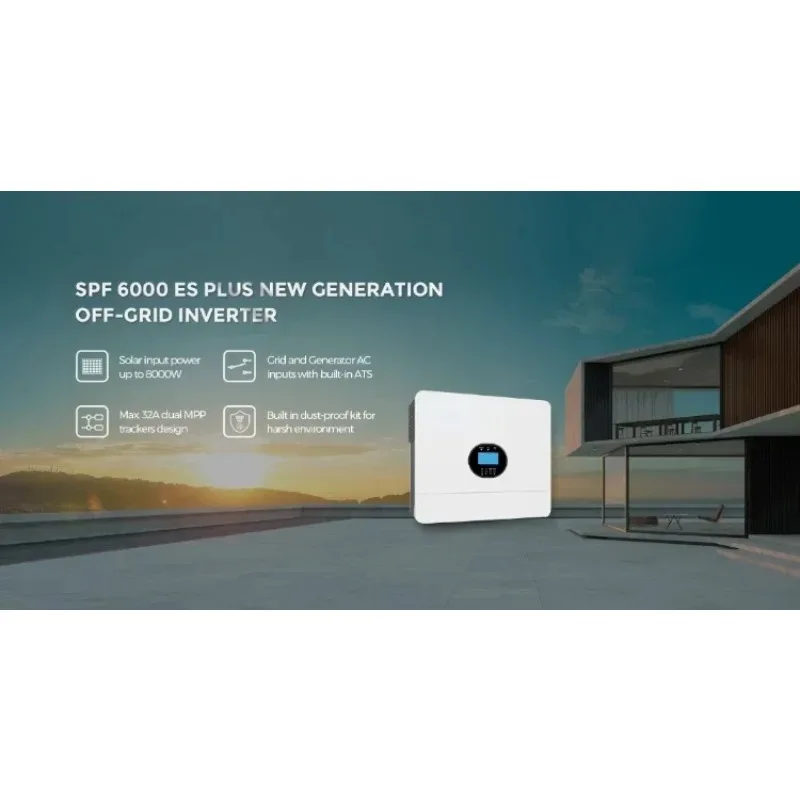 SPF 6000 ES plus 6KW System Energy Photovoltaic Solar Inverter - Efficient Energy Conversion for Renewable Power
