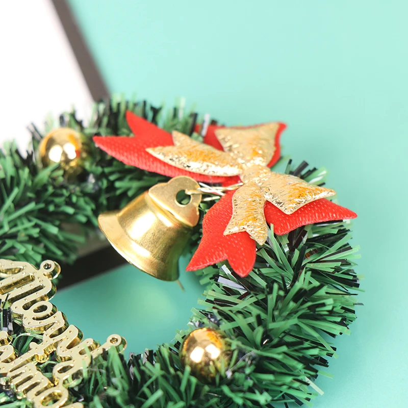 [YA]1:6 ตุ๊กตาจิ๋ว โมเดลพวงหรีดคริสต์มาส ของตกแต่งคริสต์มาสสำหรับตุ๊กตา ของเล่น