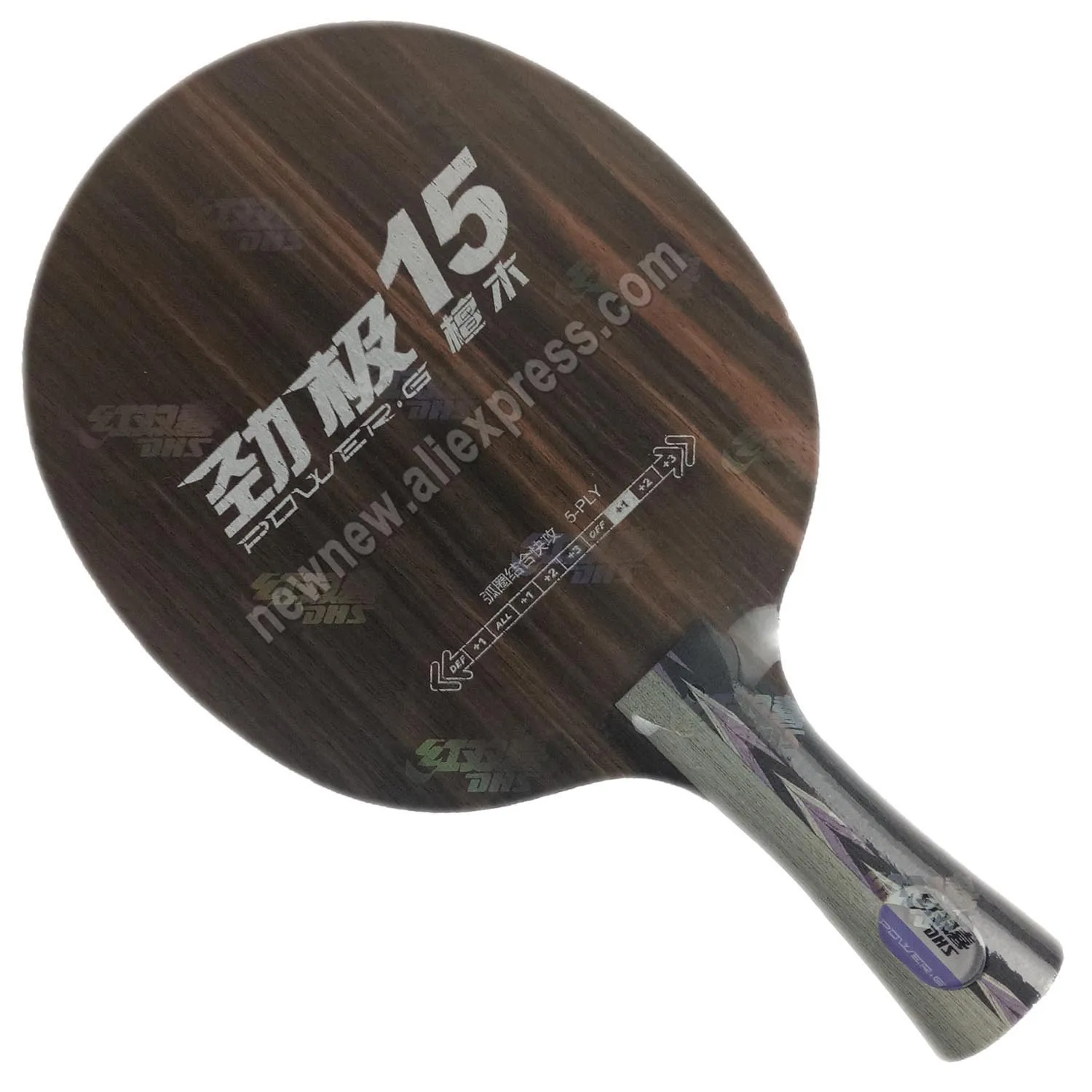 Original DHS Power G15 PG15 Ebony Table Tennis Blade ping pong Blade for table tennis racket bat