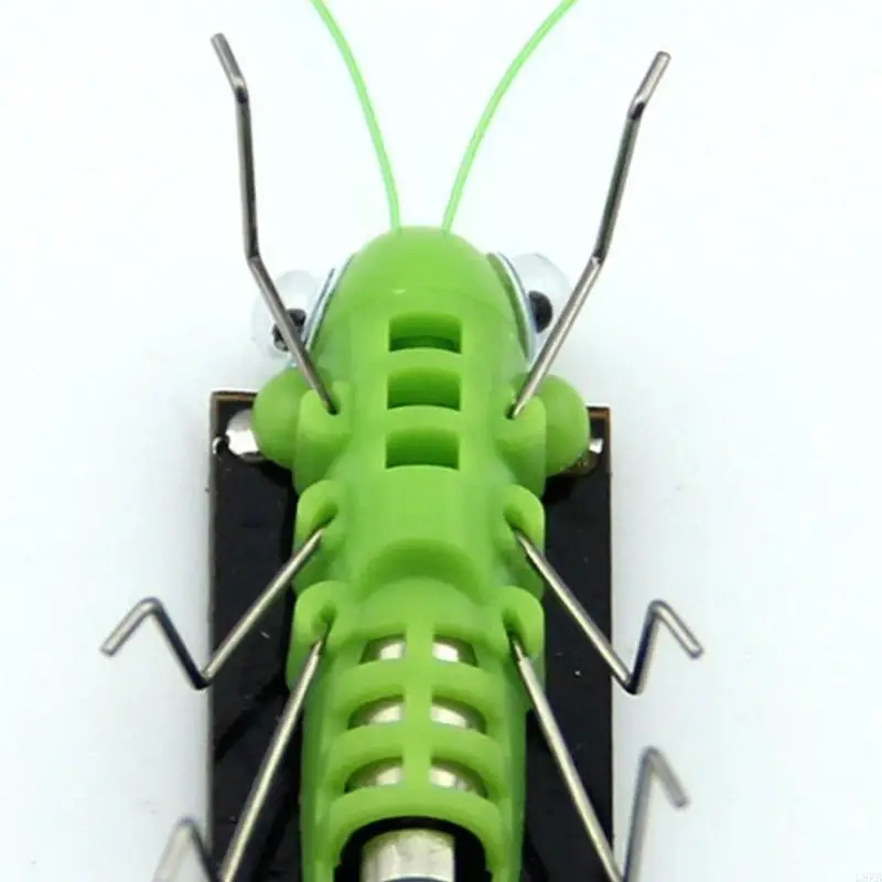 Interactive Solar Powered Hopping Insect Toy Childrens Educational STEM Creative Building Project With Science Guide L8RB