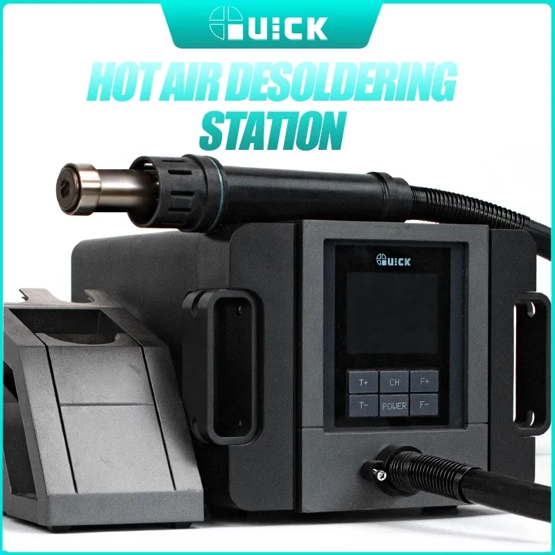 

QUICK TR1300A 1300W Hot Air Soldering Station Phone Motherboard PCB Repair BGA Welding Intelligent Soldering Station For Mobile