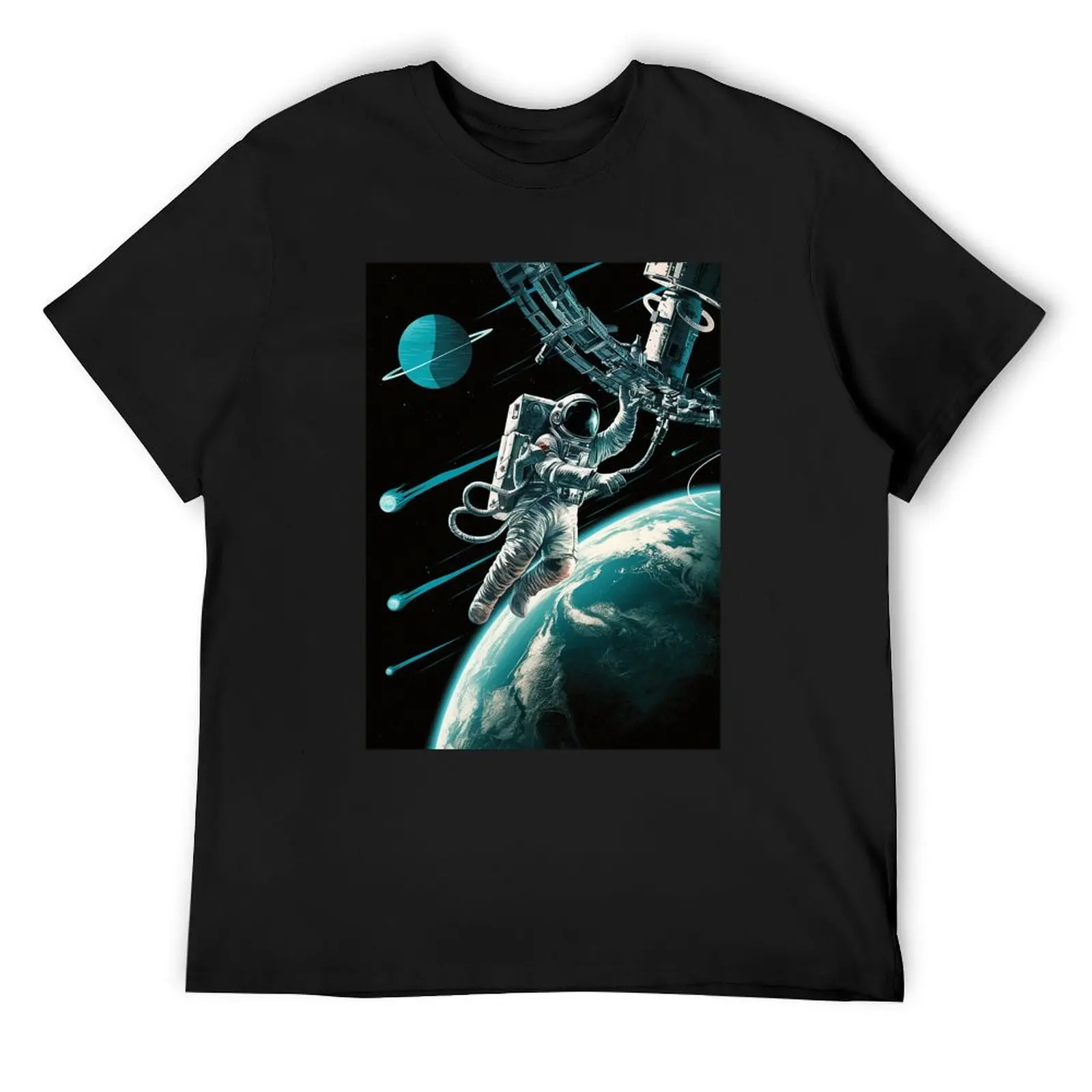 

Astronaut In Space T-Shirt heavyweights korean fashion shirts men