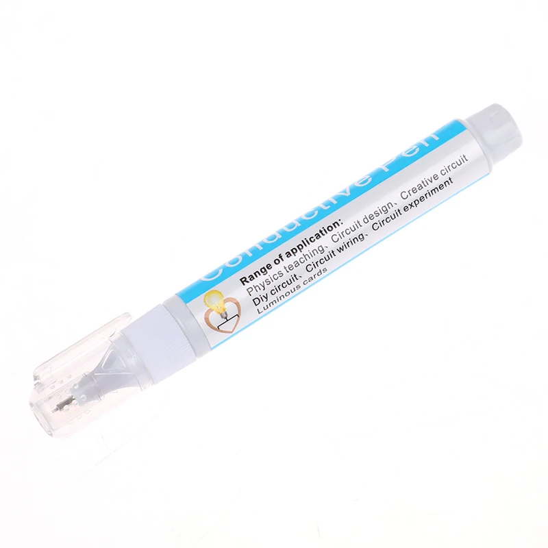 Pluma conductora para reparación de circuitos, Pluma de pintura conductora para educación de niños, Diseño de Circuito de enseñanza de física, fuerte adhesión, nuevo