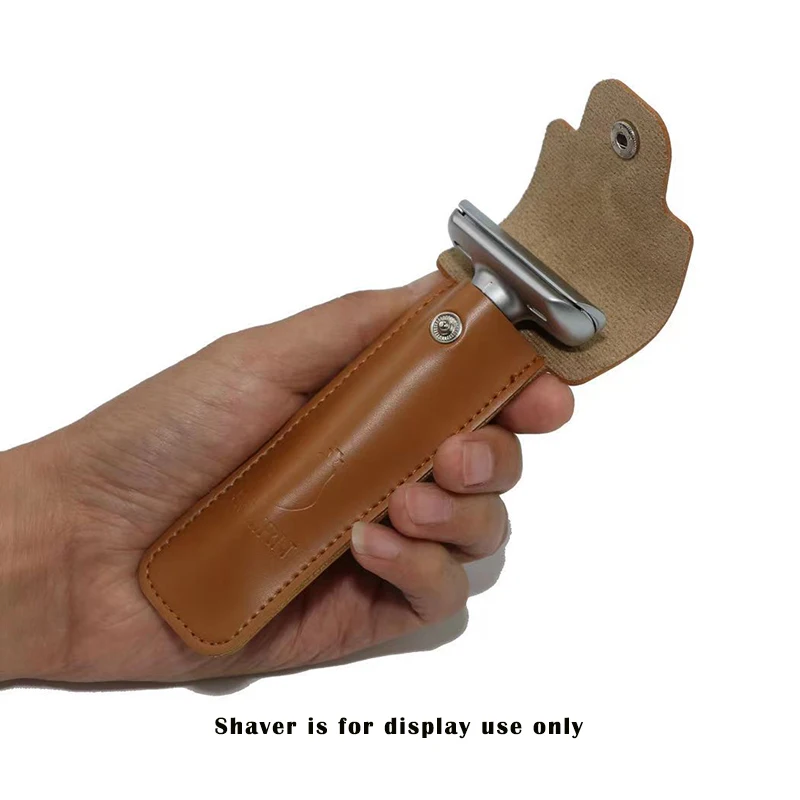 Men Razor Pouch Shave Beard Shaver Handbag Pouch Safety Razor Case Storage Bag Double Edge Razor Holder Bag Storage Case